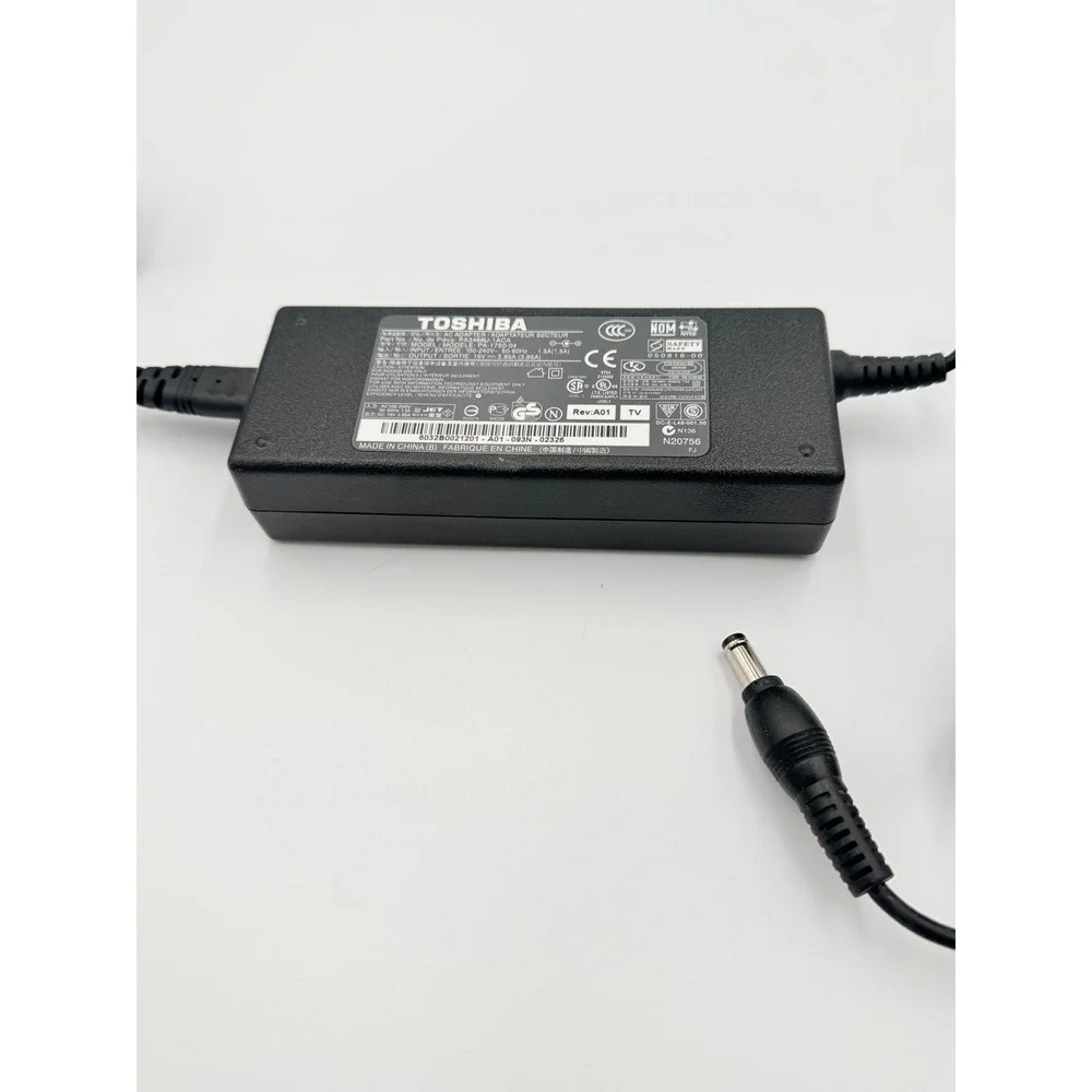 Toshiba AC Adapter PA3468U-1ACA 19V 3.95A 75W Power Supply PA-1750-04 Black